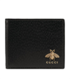 GUCCI LEATHER ANIMALIER WALLET,12973073
