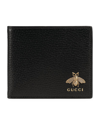 GUCCI LEATHER ANIMALIER WALLET,12999133