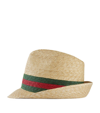 GUCCI WOVEN STRAW HAT,13692656