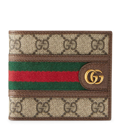 Gucci Ophidia Coin Wallet In Brown
