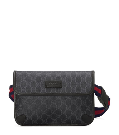 Gucci Gg Supreme Belt Bag In Black