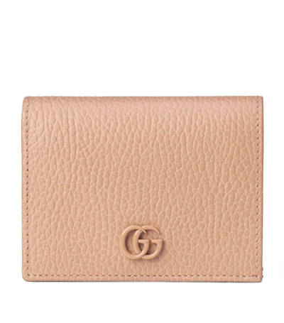 Gucci Leather Gg Marmont Card Holder