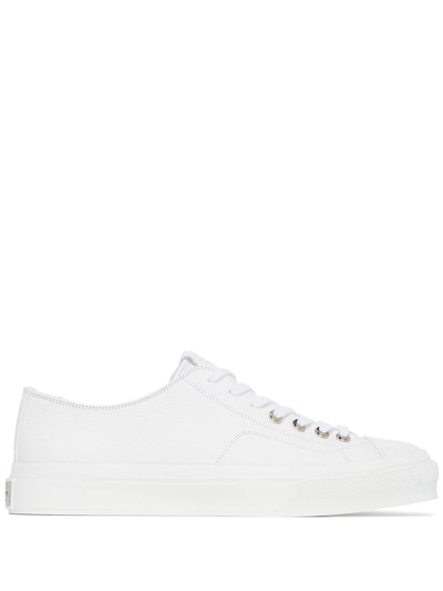 Givenchy White Leather City Sneakers