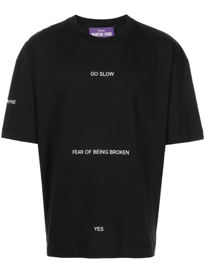 Etudes Studio Black Martine Syms Edition Spirit Go Slow T-shirt
