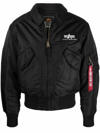 Alpha Industries Cold Weather 45 Bomber Jacket In 黑色
