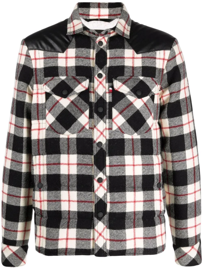 Moncler Gelt Shearling-lining Shirt Jacket In Black