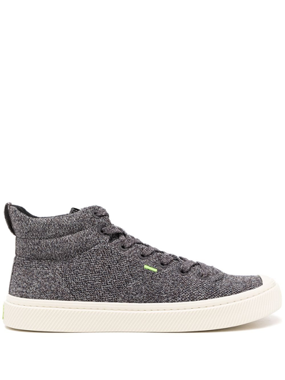 Cariuma Ibi High Knit Sneakers In Grey