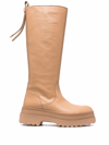 REDV CHUNKY-SOLE KNEE-LENGTH BOOTS