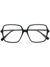 Gucci Oversize Square-frame Glasses In Black