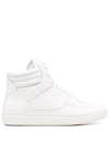 ANINE BING HIGH-TOP LEATHER SNEAKERS