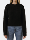 English Factory Cozy Roundneck Sweater In Black