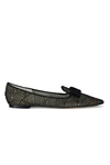 JIMMY CHOO LUXURY SHOES FOR WOMEN   GALA JIMMY CHOO EMBROIDERED SEQUINS FLATS