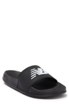 New Balance 200 Slide Sandal In Black/ White