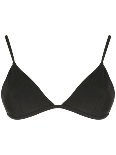 Lenny Niemeyer Under Triangle Bikini Top In Black