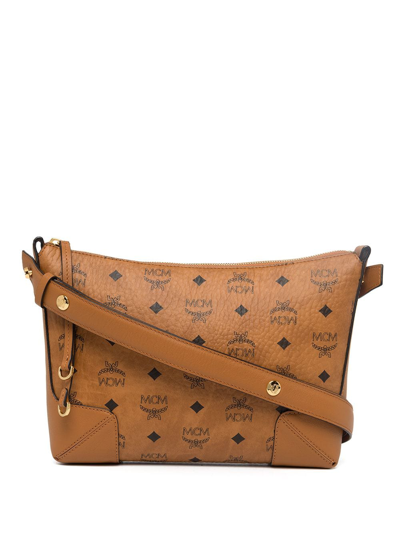 Mcm Medium Klara Shoulder Bag In Brown