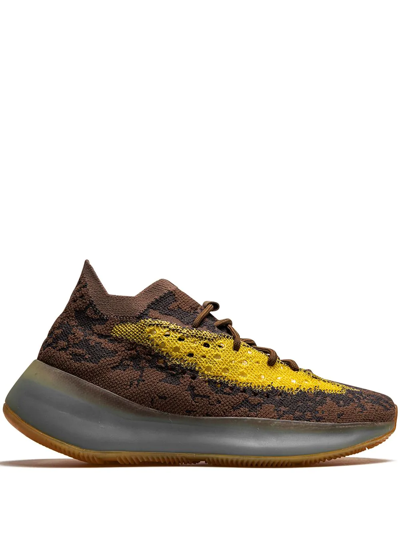 Adidas Originals Yeezy Boost 380 Reflective "lmnte" Sneakers In Brown