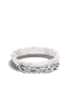 JOHN HARDY SILVER CLASSIC CHAIN TRANSFORMABLE MULTI WRAP PEARL BRACELET