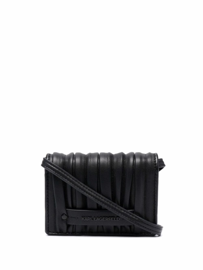 Karl Lagerfeld K/kushion Quilted Purse In Black