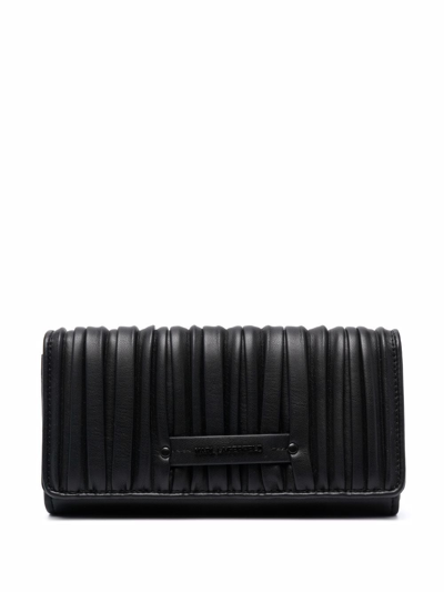 Karl Lagerfeld Small K/kushion Shoulder Bag In Black