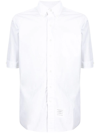 Thom Browne Rwb-stripe Shirt In White