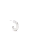 Alighieri Sterling Silver The Understudy Single Hoop Earring In Silver
