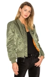 ALPHA INDUSTRIES MA-1 W BOMBER,ALPR-WO4