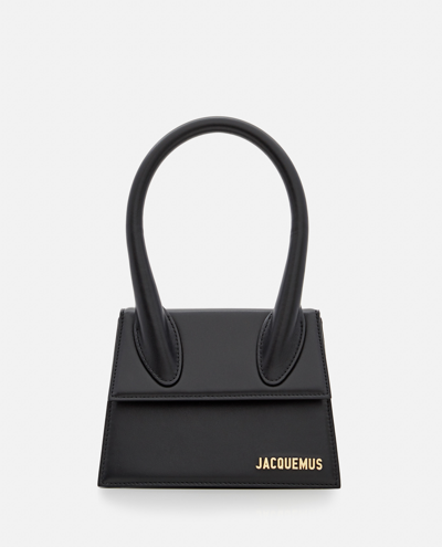 Jacquemus Le Chiquito Moyen Leather Bag In Black | ModeSens