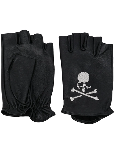 mastermind グローブ Mastermind Japan Embroidered Logo Fingerless Gloves In Black