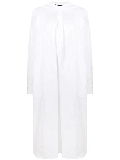 Sofie D'hoore Side-slit Midi Dress In White