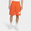 Nike Sportswear Club Men's Graphic Shorts In Electro Orange,electro Orange