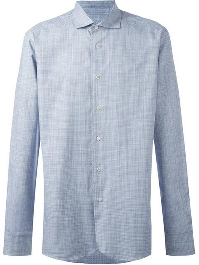 Al Duca D'aosta Button Down Shirt In Blue