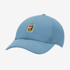 Nike Court Heritage86 Logo Tennis Hat In Rift Blue,binary Blue