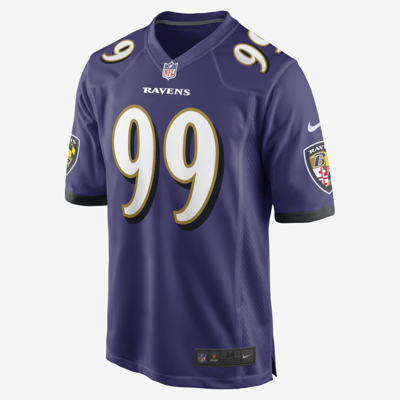 Nike Men's Nfl Baltimore Ravens (odafe Oweh) Game Football Jersey In Purple