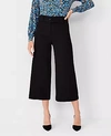 Ann Taylor The Petite Belted Culotte Pant In Black