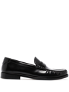 Saint Laurent Le Loafer Black Patent Leather Penny Loafers