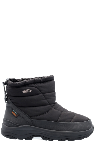 Suicoke Bower Drawstring Boots In Black