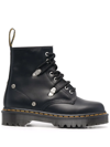 DR. MARTENS' BEX STUDDED LACE-UP BOOTS