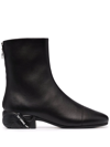 RAF SIMONS SOLARIS ZIPPED ANKLE BOOTS