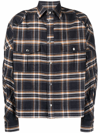 GMBH CHECK-PRINT BUTTON-UP SHIRT