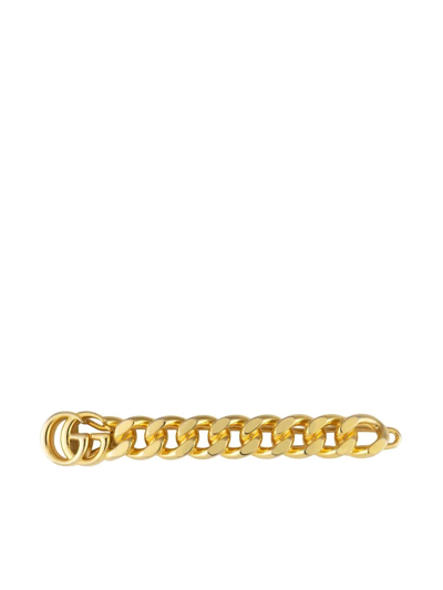 Gucci Hair Slide With Double G In Gold