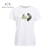 ARMANI COLLEZIONI 阿玛尼ARMANI EXCHANGE奢侈品女装AX女士棉质T恤衫 3KYTNA-YJ5AZ WHITE-9184白色 M,100010145201