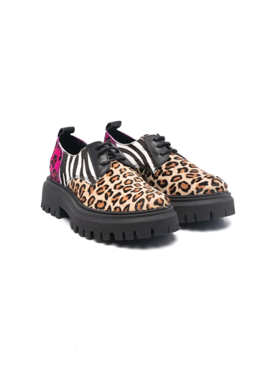 Florens Florence Kids Unisex Animalier Trainers In Multicolor