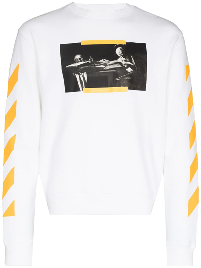 Off-white Caravaggio Painting Sweatshirt - Atterley In White