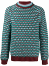 MARNI PATTERNED-KNIT JUMPER