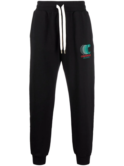 Casablanca Black Embroidered Logo Track Trousers