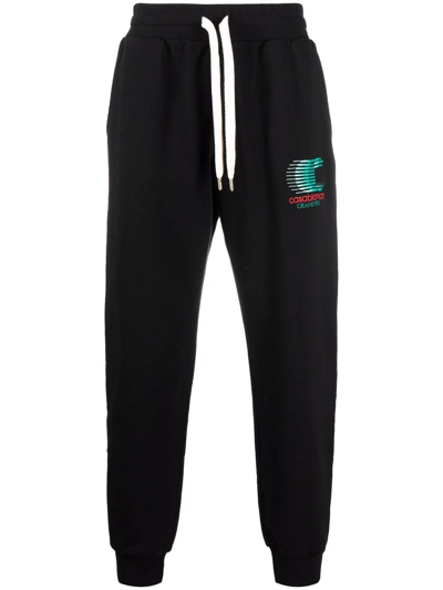 Casablanca Black Embroidered Logo Track Pants