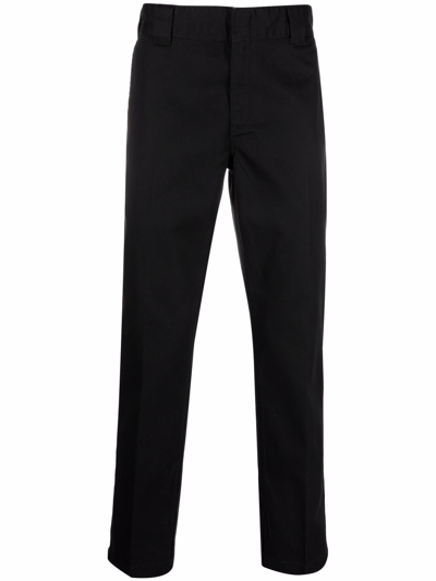 Dickies Construct Straight-leg Chino Trousers In Black