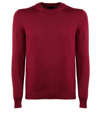 ROBERTO COLLINA ROBERTO COLLINA BURGUNDY WOOL CREWNECK JUMPER,RF02001-RF0236