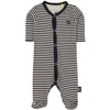 NUNUNU NUNUNU WHITE STRIPED FOOTED BABY BODY,NU049