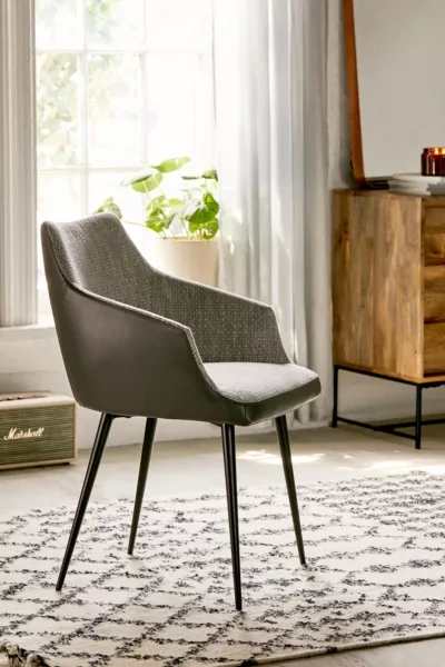 Urban Outfitters Becca Dining Chair In Grey
